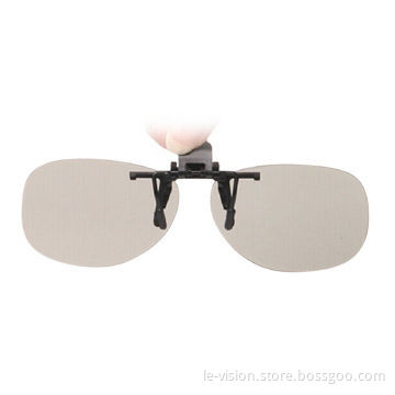 Passive No Legs 3D Glasses Lenses for Digital Cinema and Home Theater, Export to Overseas Market